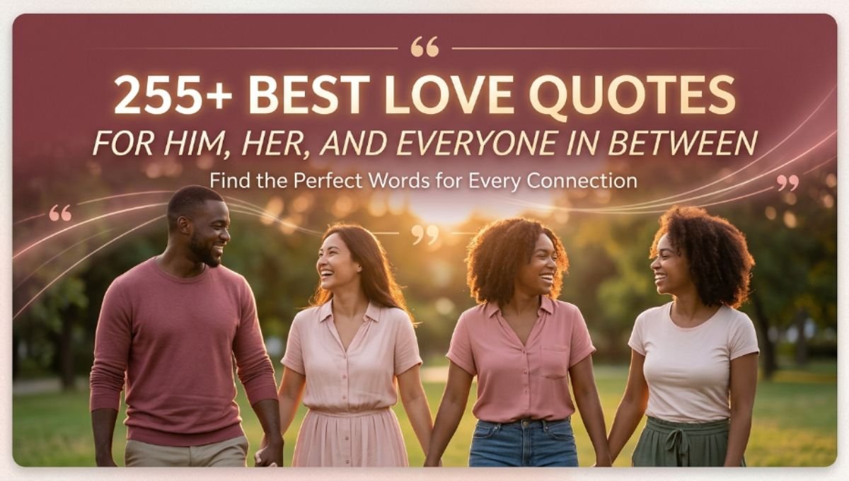 255+ Best Love Quotes For Him, Her, And Everyone In Between