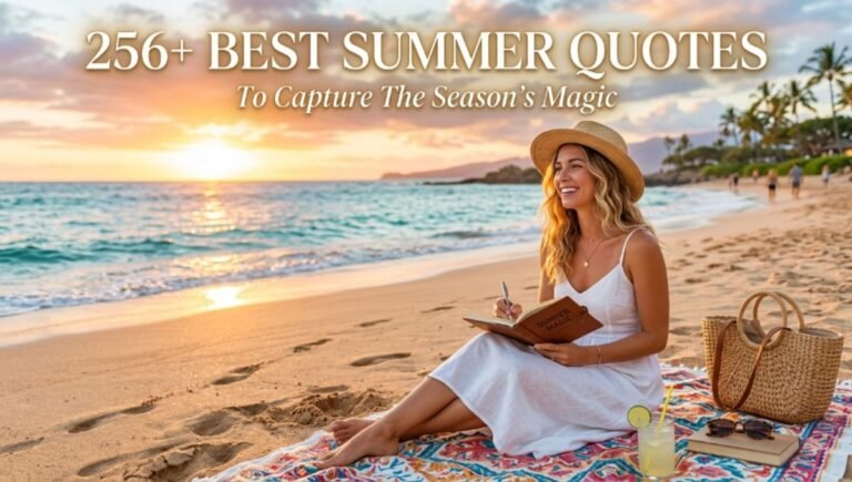 256+ Best Summer Quotes To Capture The Season's Magic