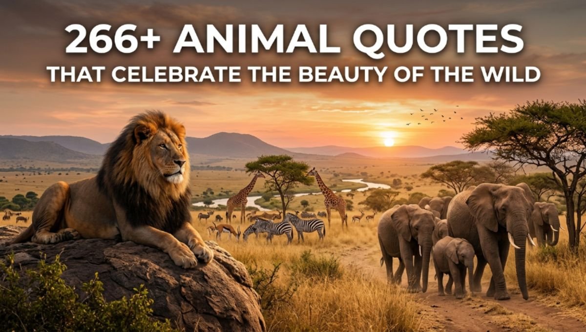 266+ Animal Quotes That Celebrate The Beauty Of the Wild