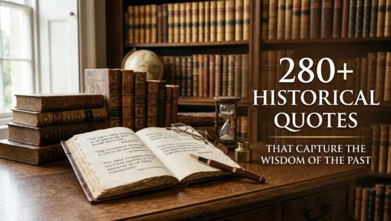 280+ Historical Quotes That Capture The Wisdom Of The Past