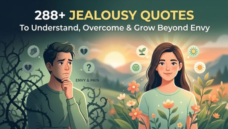 288+ Jealousy Quotes To Understand, Overcome & Grow Beyond Envy