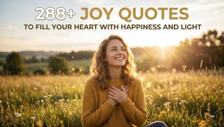 288+ Joy Quotes To Fill Your Heart With Happiness And Light