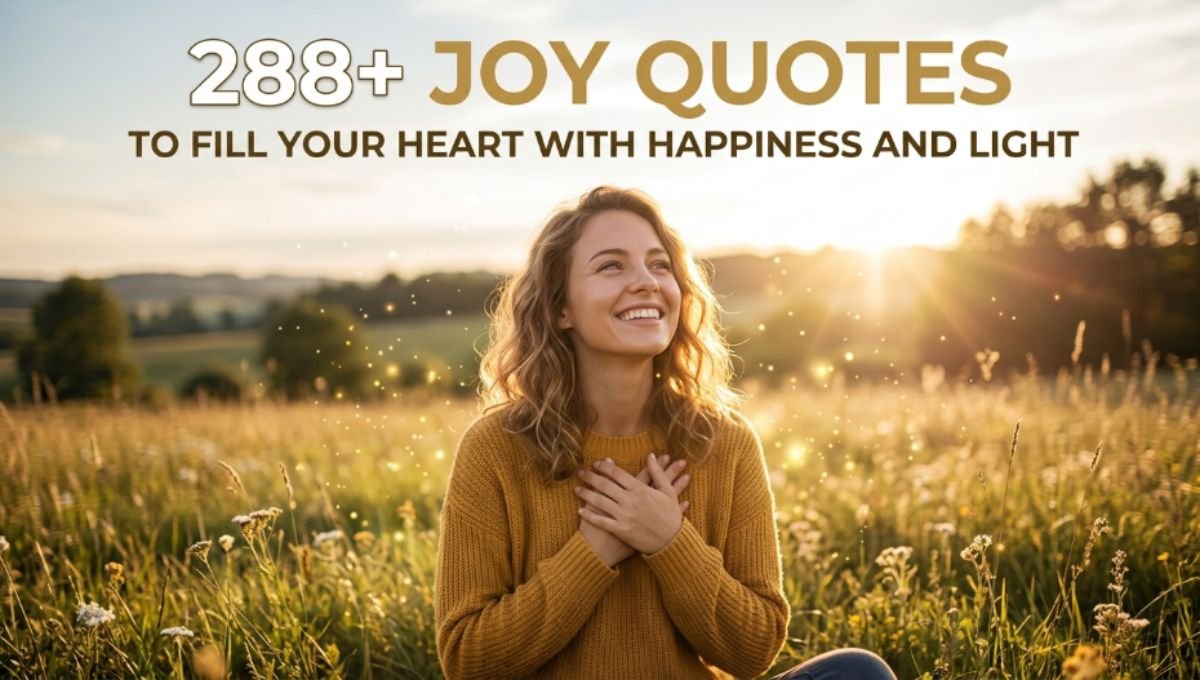 288+ Joy Quotes To Fill Your Heart With Happiness And Light
