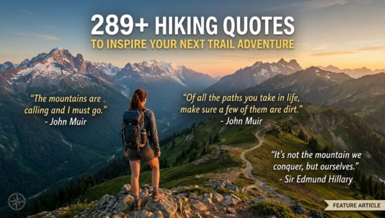 289+ Hiking Quotes To Inspire Your Next Trail Adventure