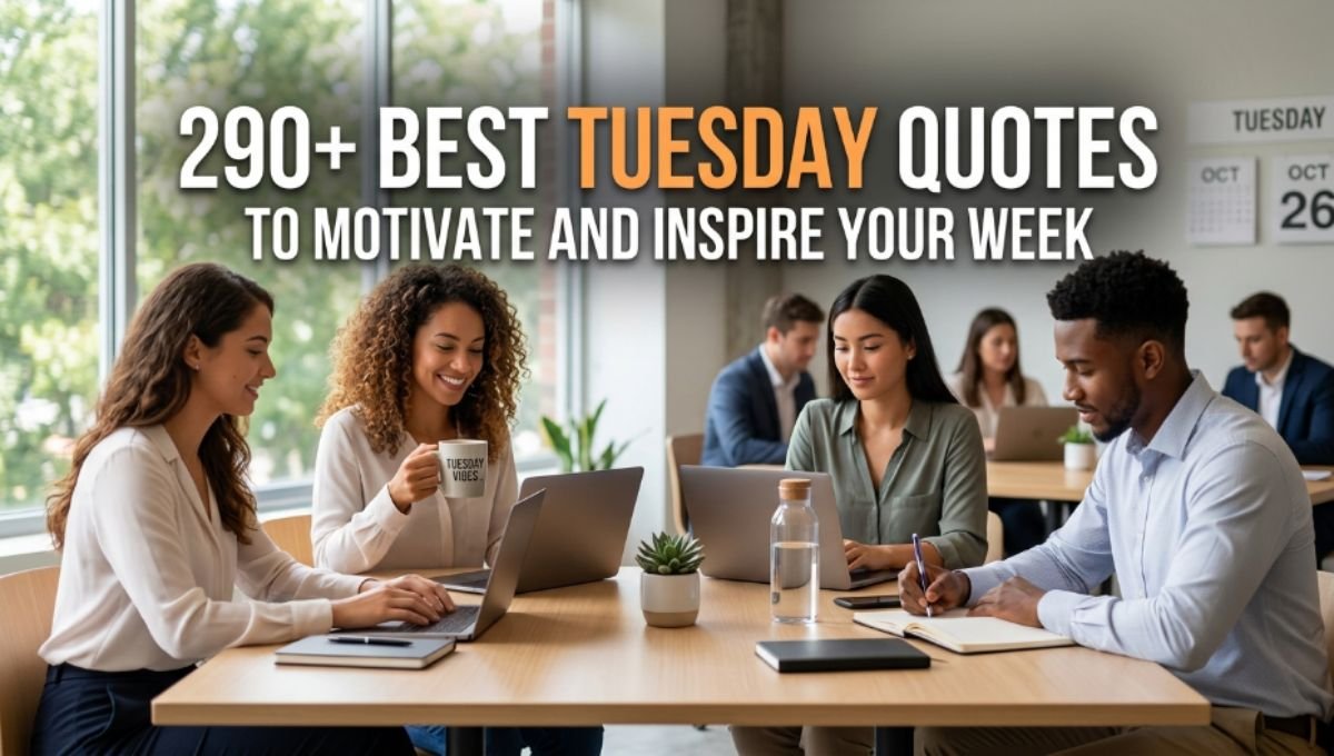 290+ Best Tuesday Quotes To Motivate And Inspire Your Week