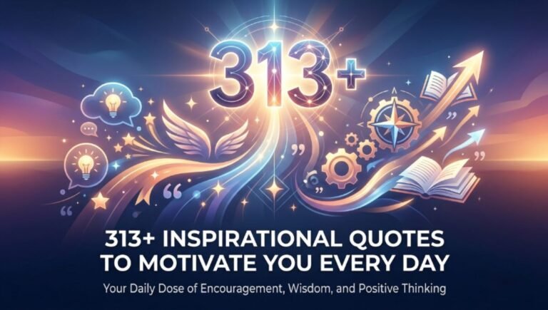 313+ Inspirational Quotes To Motivate You Every Day