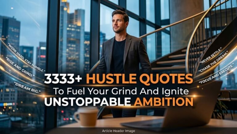 333+ Hustle Quotes To Fuel Your Grind And Ignite Unstoppable Ambition