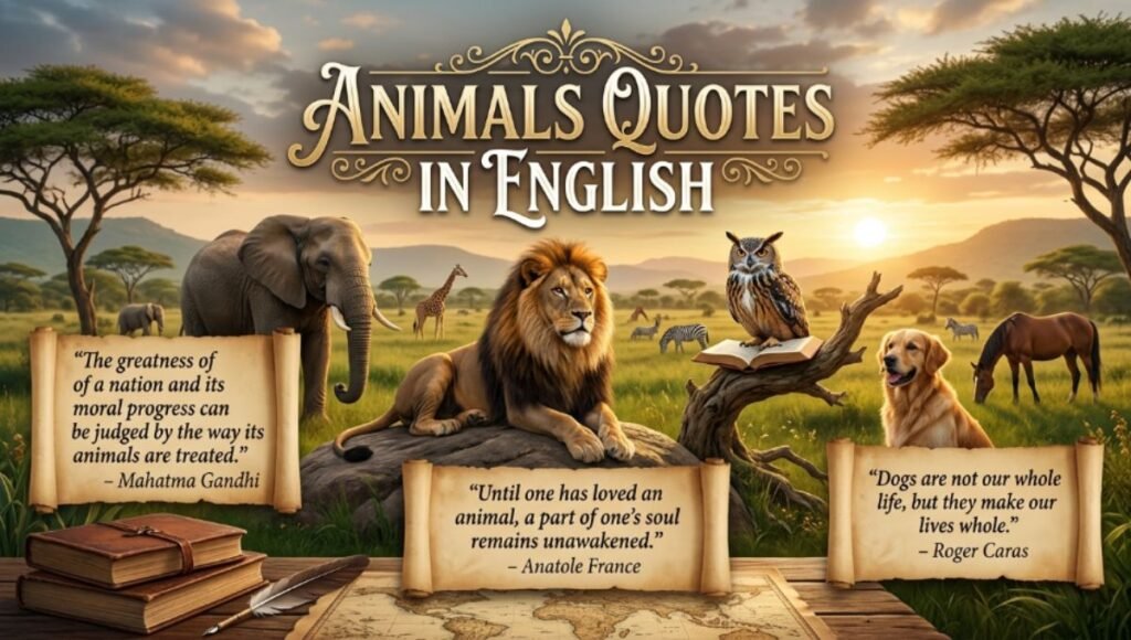 Animals Quotes in English