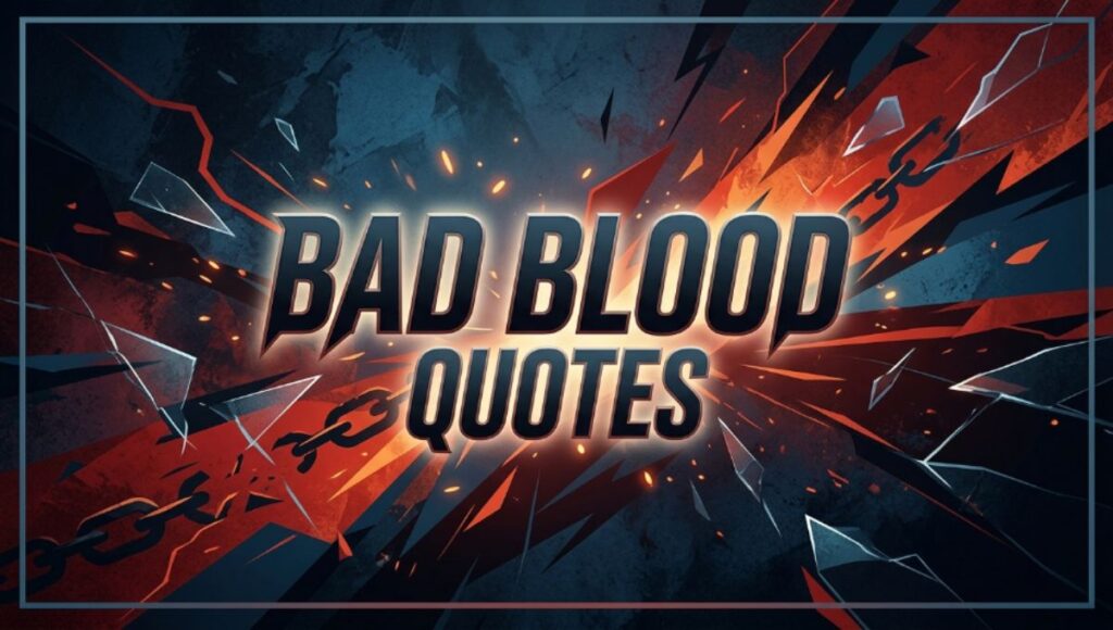 Bad Blood Quotes