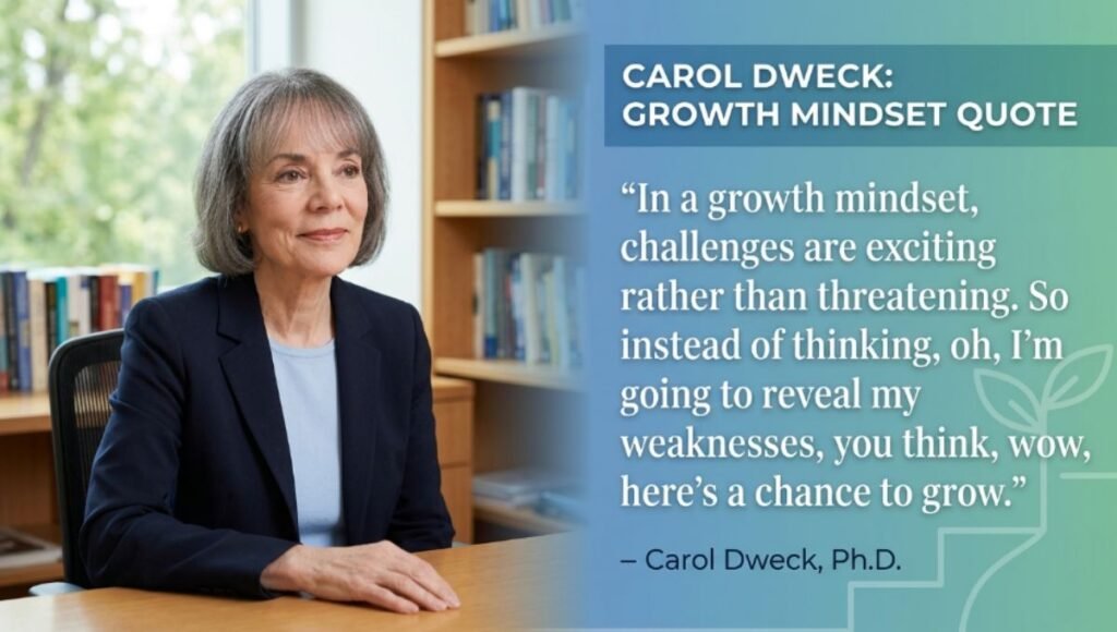 Carol Dweck Growth Mindset Quote