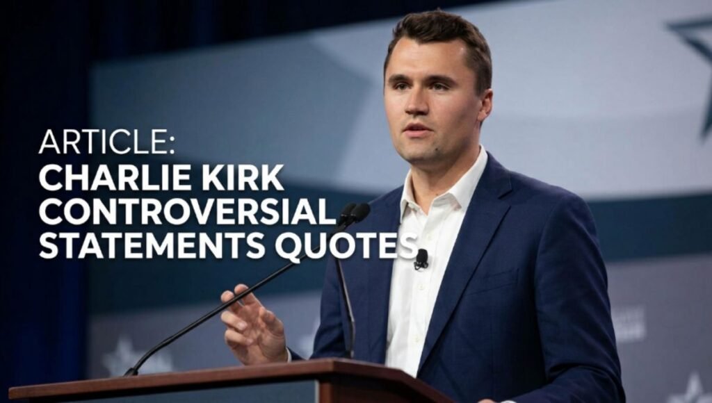 Charlie Kirk Controversial Statements Quotes