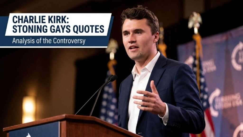 Charlie Kirk Stoning Gays Quotes