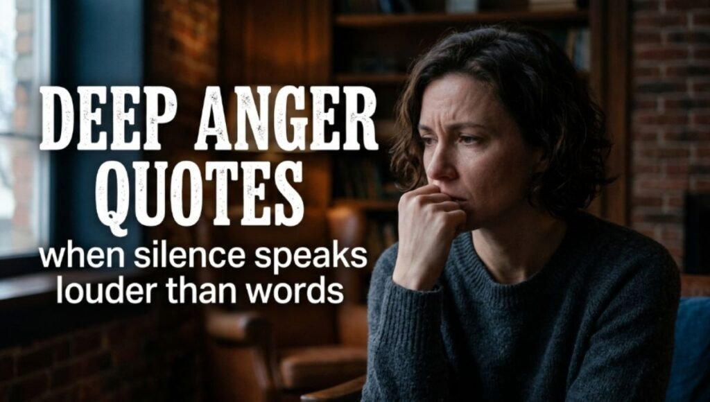 Deep Anger Quotes