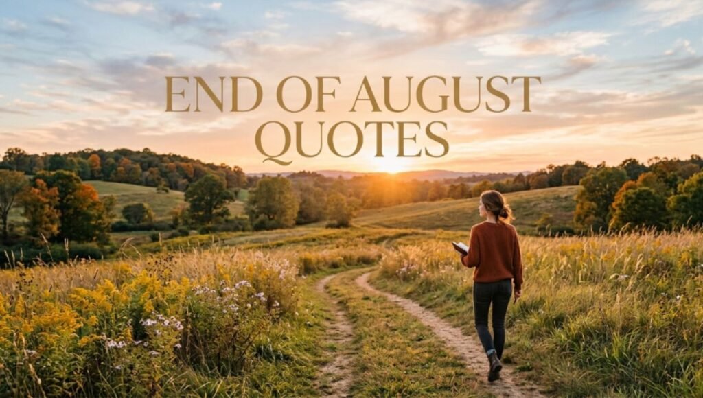 End of August Quotes
