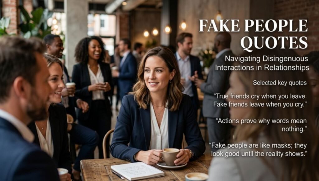 Fake People Quotes