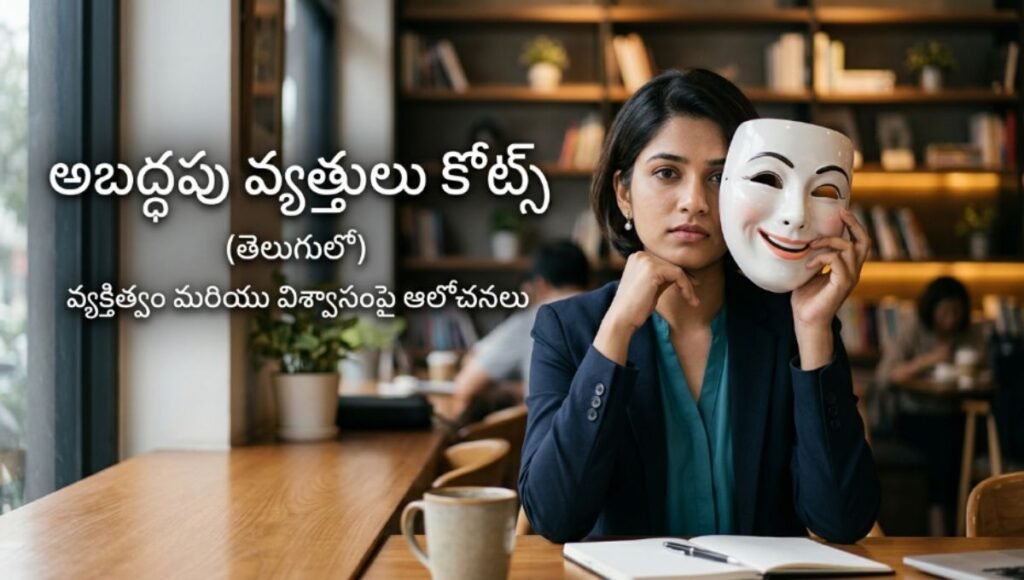 Fake People Quotes in Telugu