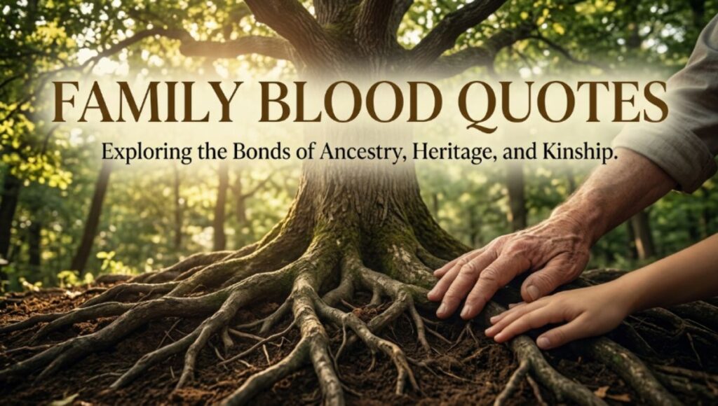 Family Blood Quotes