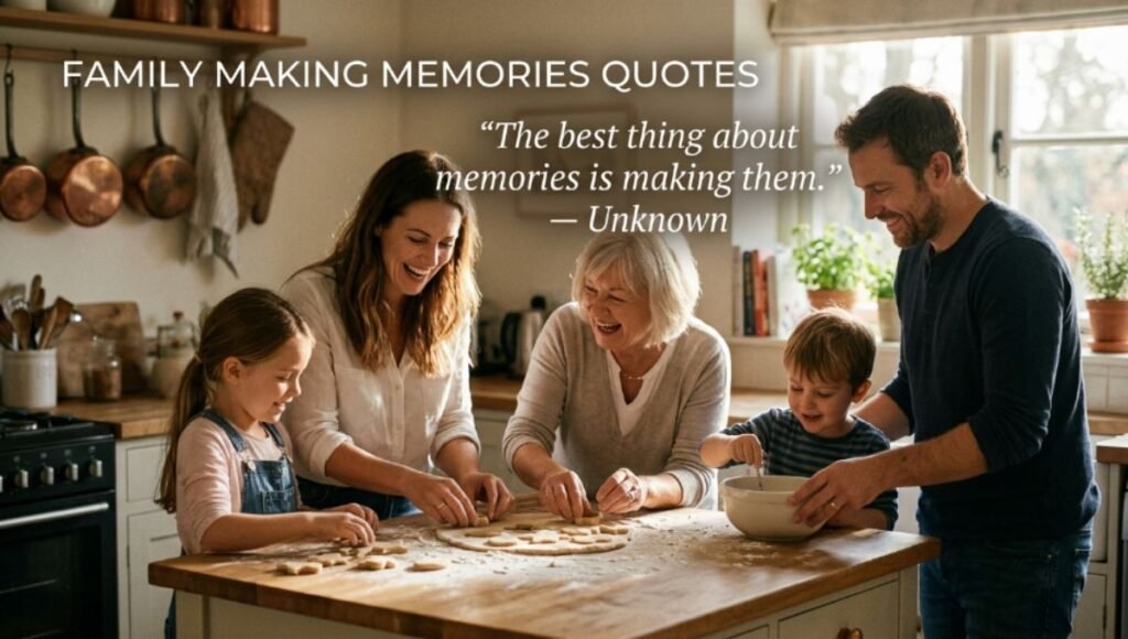 Family Making Memories Quotes