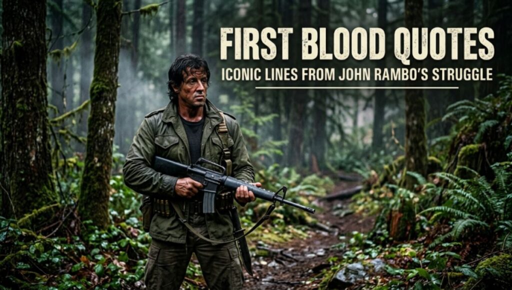 First Blood Quotes