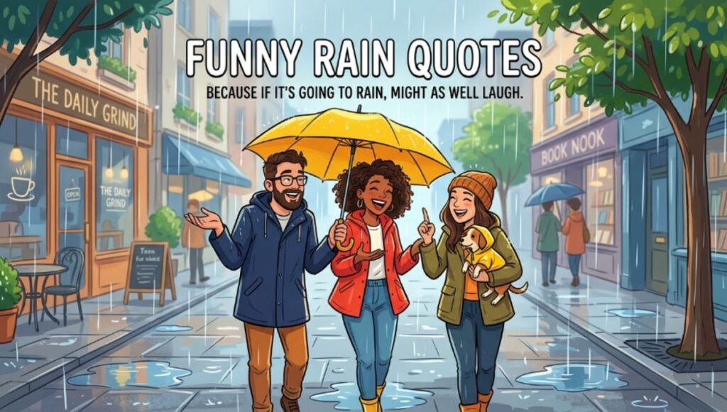Funny Rain Quotes