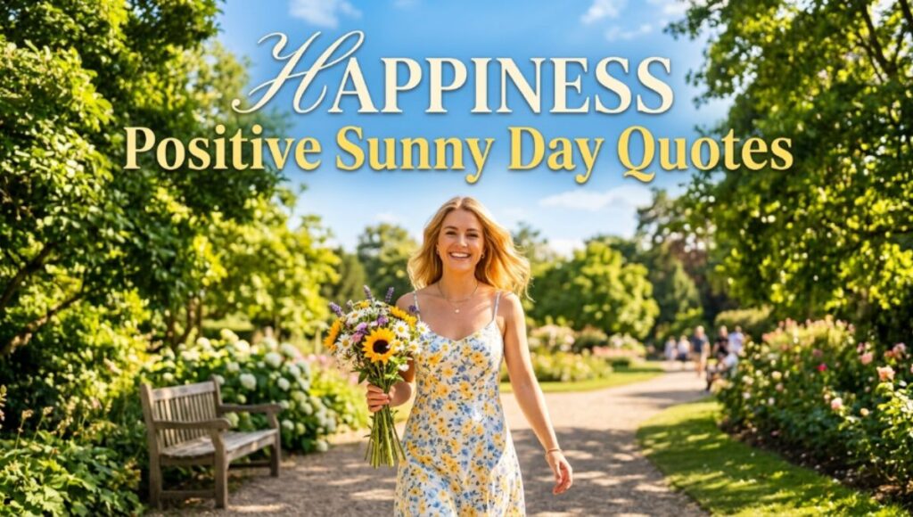 Happiness Positive Sunny Day Quotes