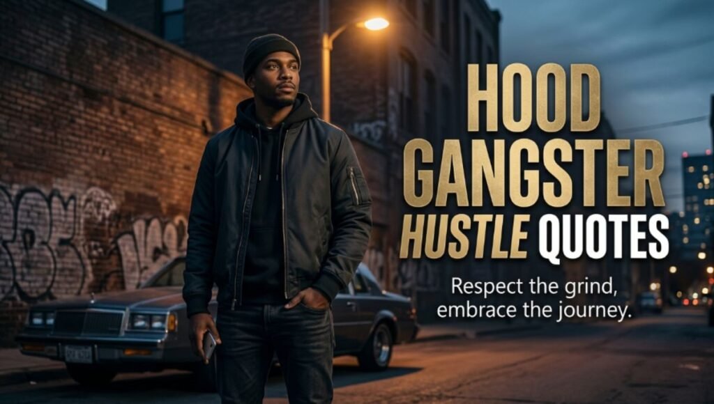 Hood Gangster Hustle Quotes