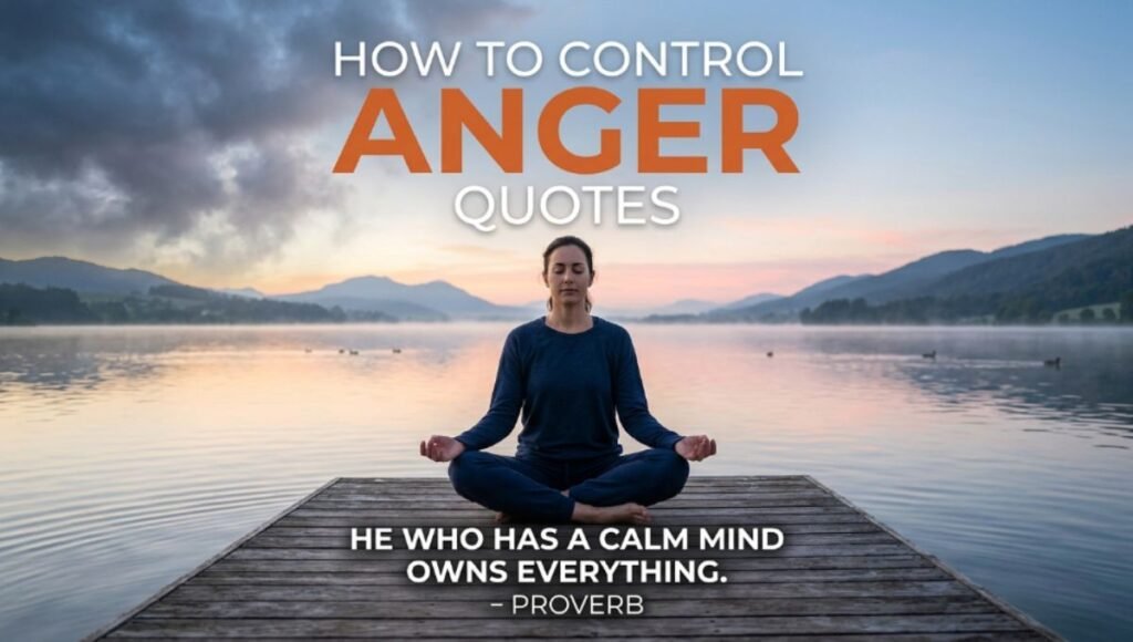 How To Control Anger Quotes