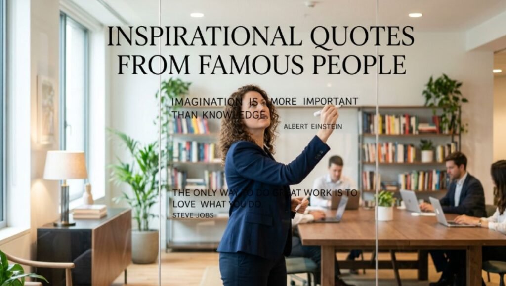 Inspirational Quotes From Famous People