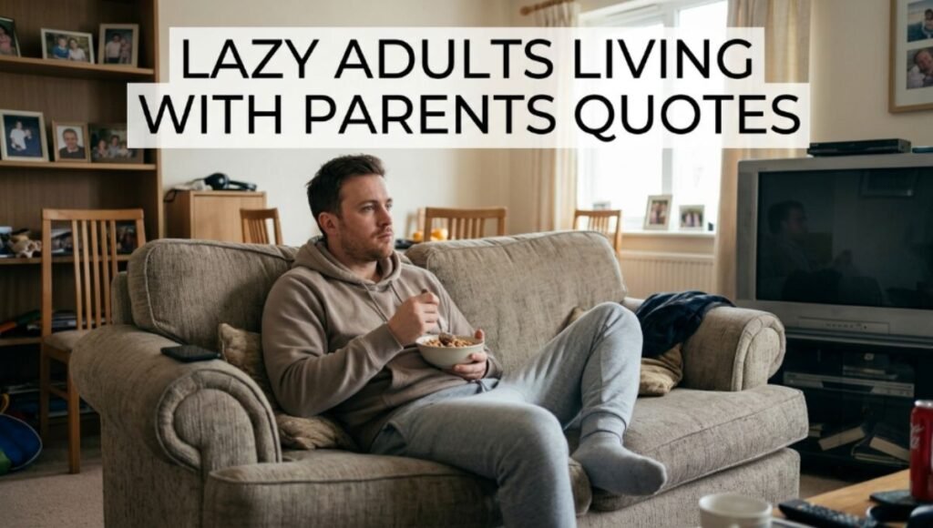 Lazy Adults Living With Parents Quotes