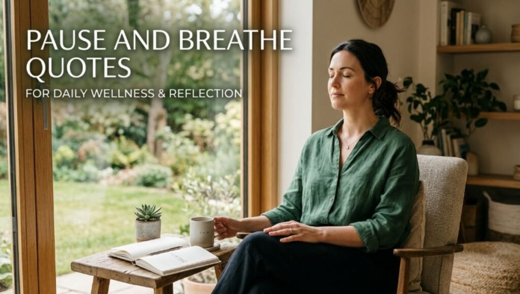 Pause and Breathe Quotes