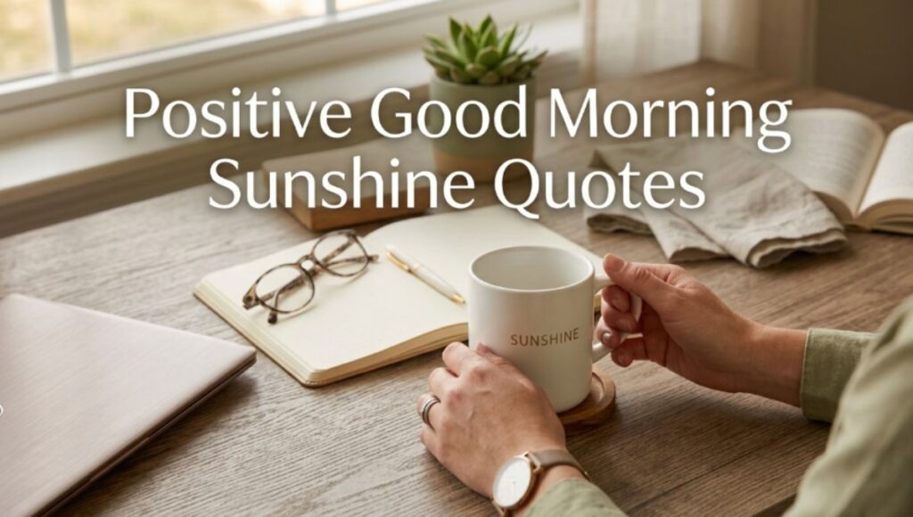 Positive Good Morning Sunshine Quotes