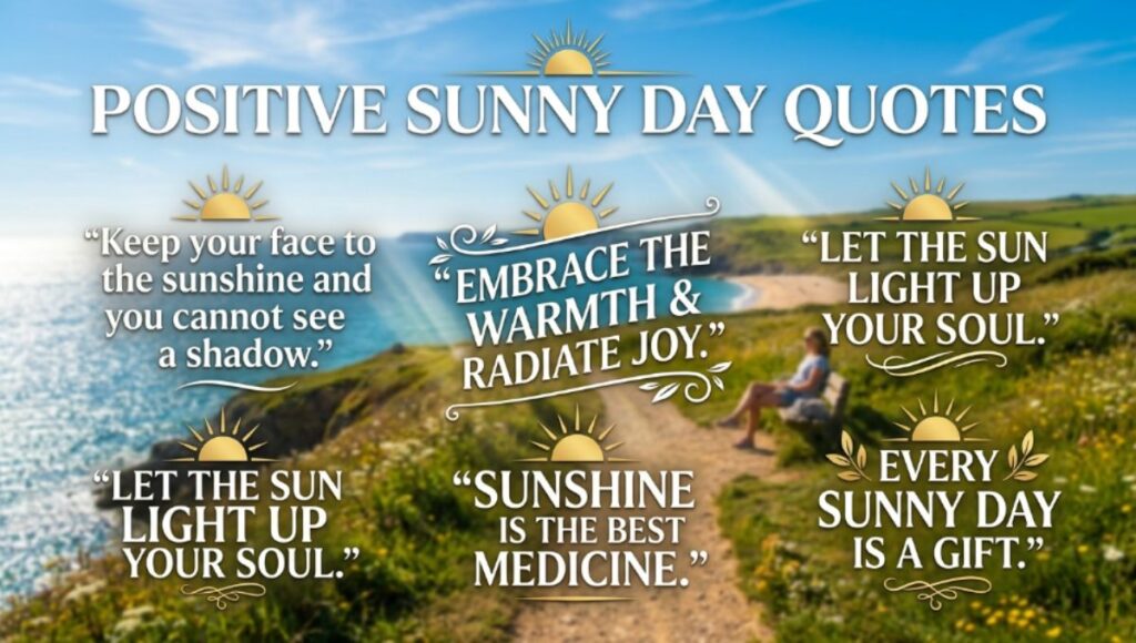 Positive Sunny Day Quotes