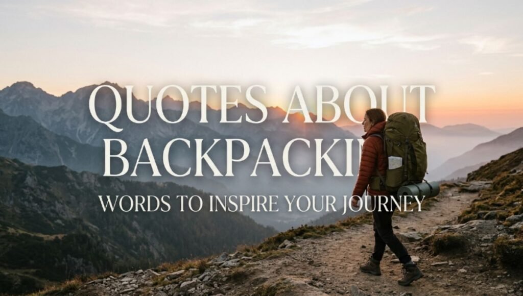 Quotes About Backpacking