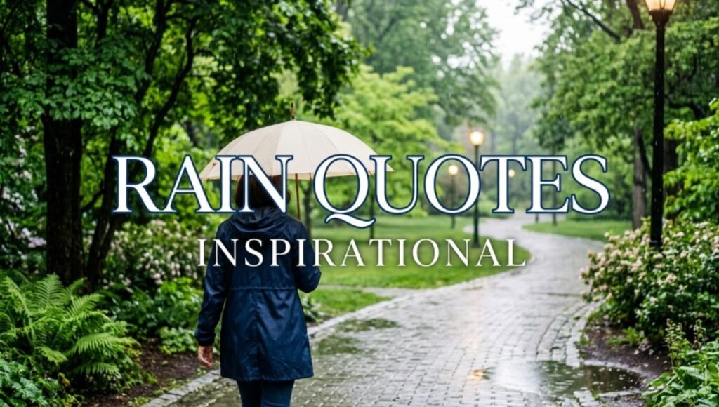 Rain Quotes Inspirational