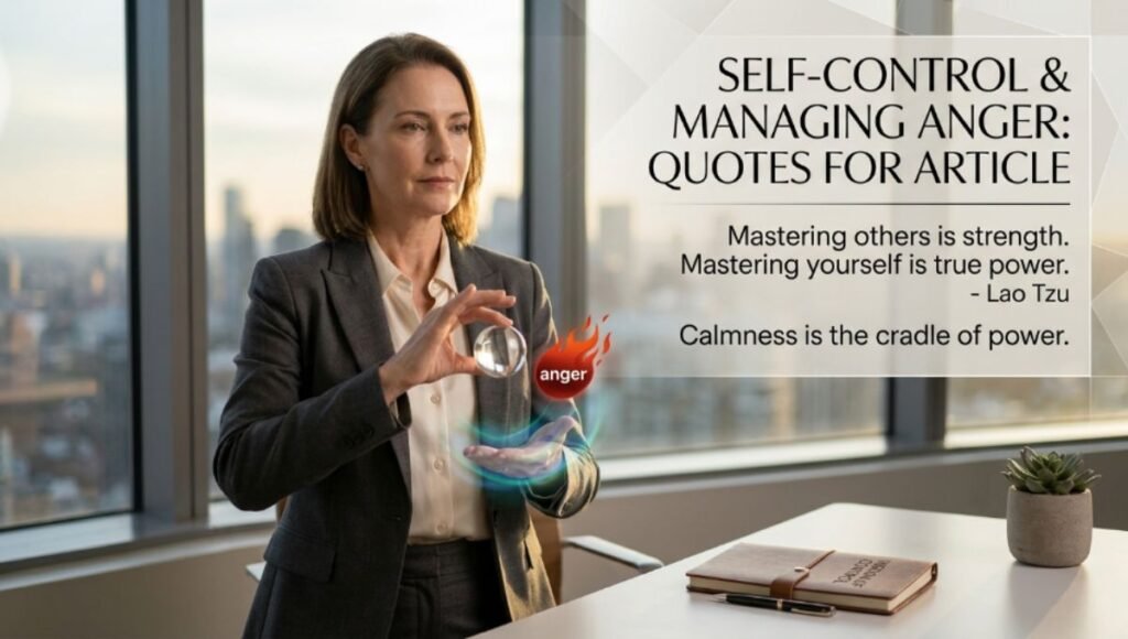 Self Control Control Anger Quotes