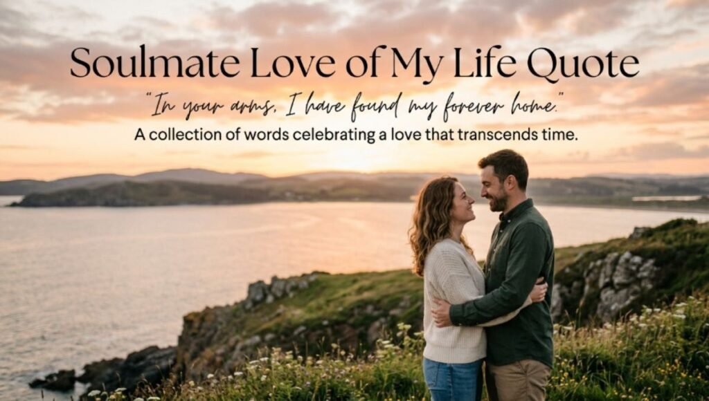 Soulmate Love of My Life Quote