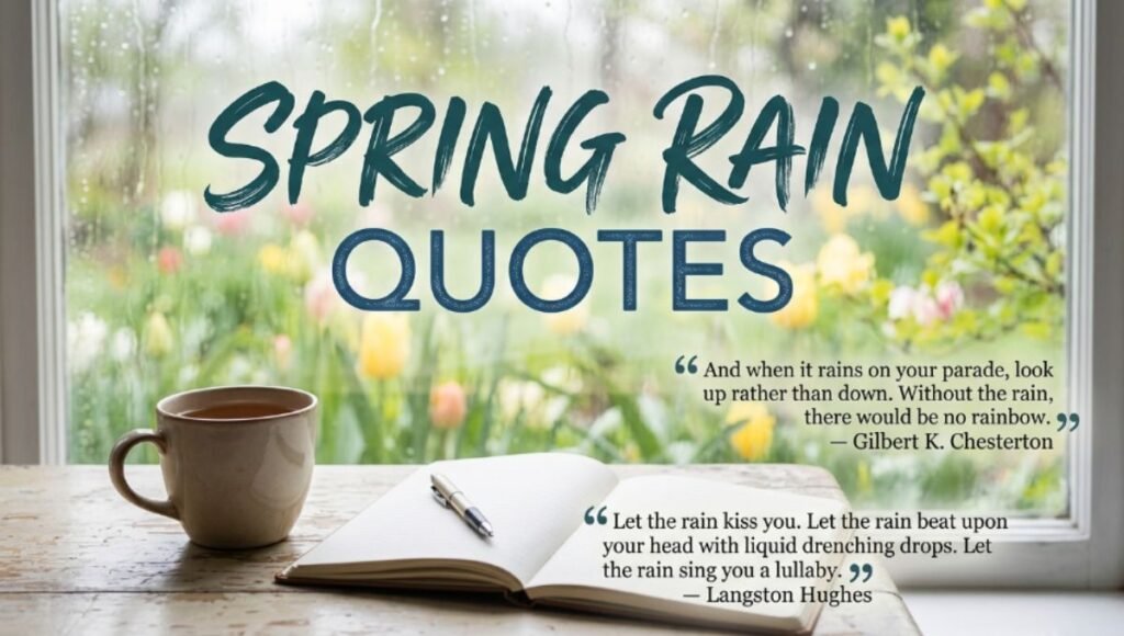 Spring Rain Quotes