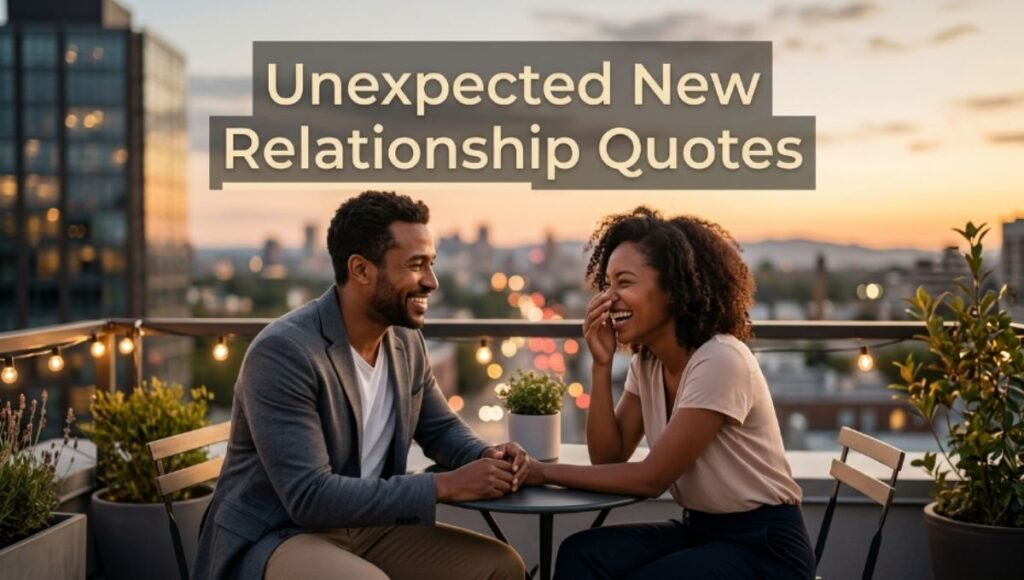 Unexpected New Relationship Quotes