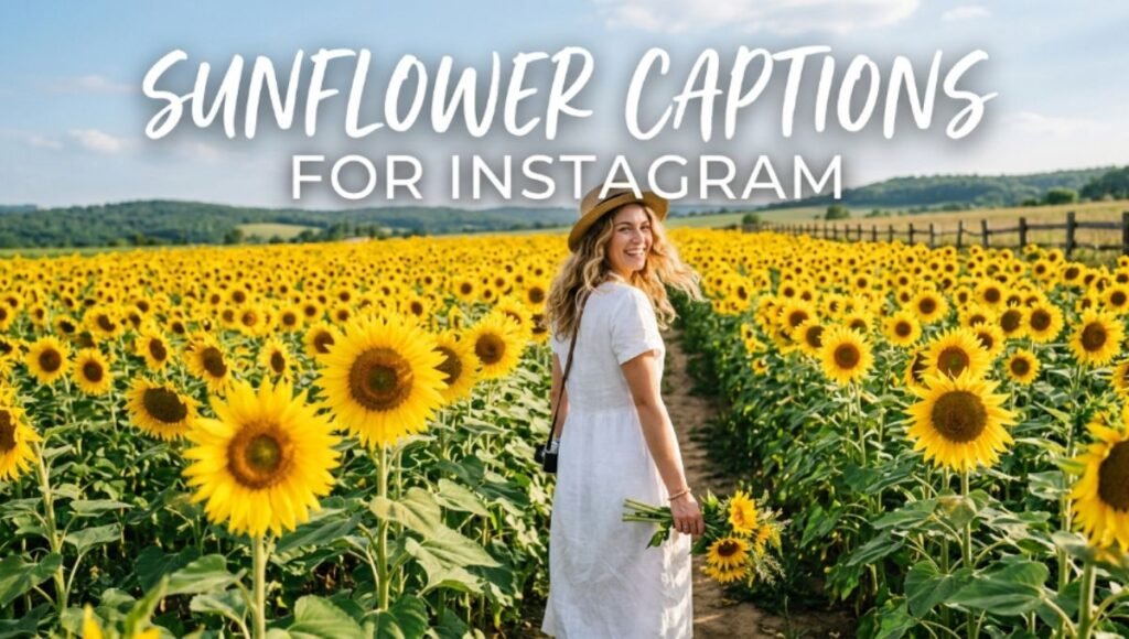 sunflower captions for instagram