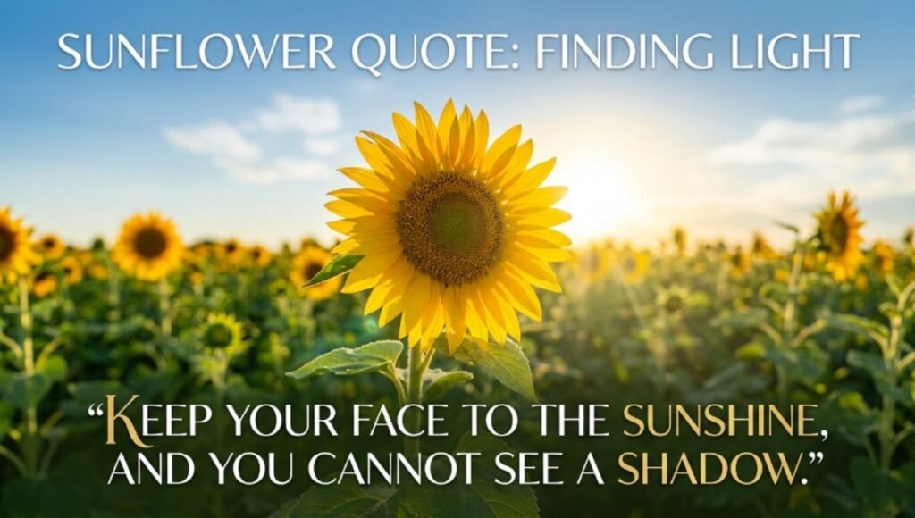 sunflower quote